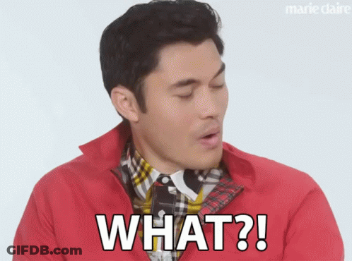 Man In Red Jacket And Plaid Shirt Saying What GIF