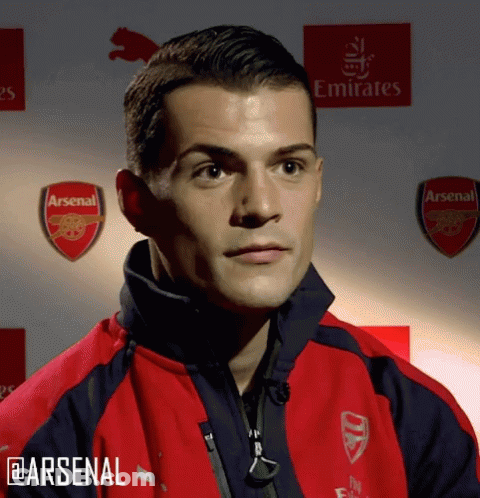 Man In Red Jacket Arsenal GIF