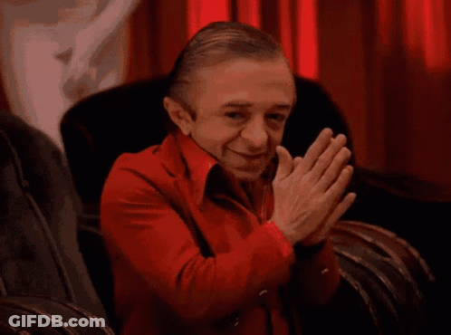 Man In Red Jacket Clapping GIF