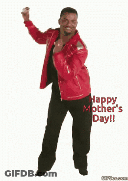 Man In Red Jacket Dancing Happy Mother's Day GIF