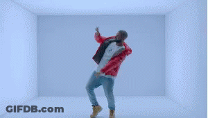 Man In Red Jacket Dancing GIF