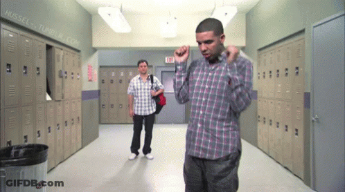 Man In Red Jacket Dancing GIF