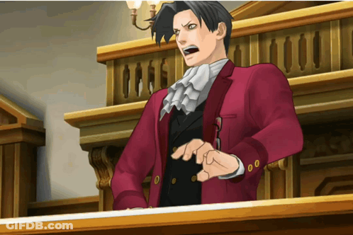Man In Red Jacket In Front Of Balcony GIF