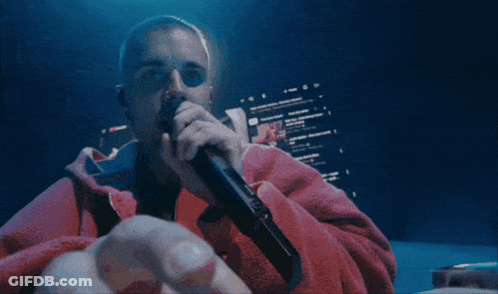 Man In Red Jacket Singing GIF