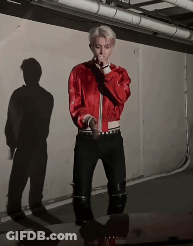 Man In Red Jacket GIF