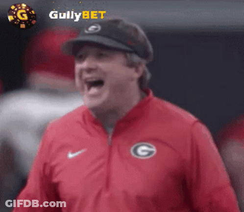 Man In Red Jacket With G GIF