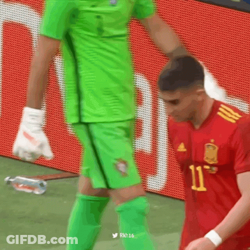 Man In Red Jersey Number 11 GIF
