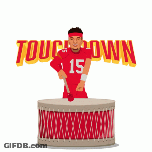 Man In Red Jersey Number 15 GIF