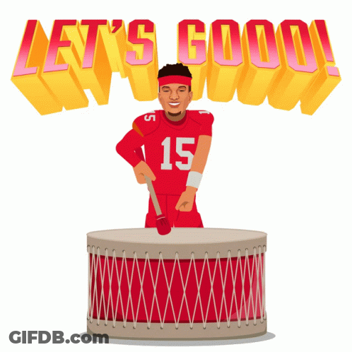 Man In Red Jersey Number 15 GIF