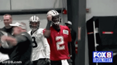 Man In Red Jersey Number 2 GIF