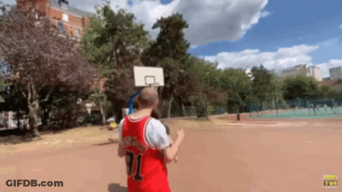Man In Red Jersey Number 21 GIF