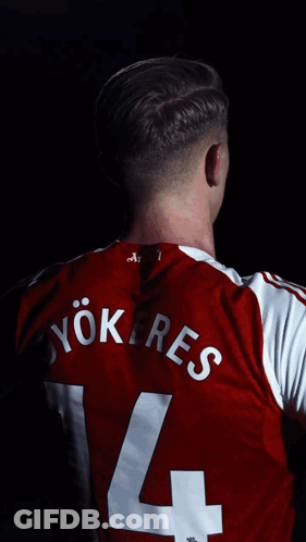 Man In Red Jersey Number 4 GIF