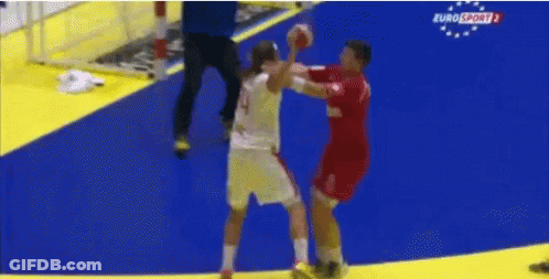 Man In Red Jersey Number 4 Basketball GIF