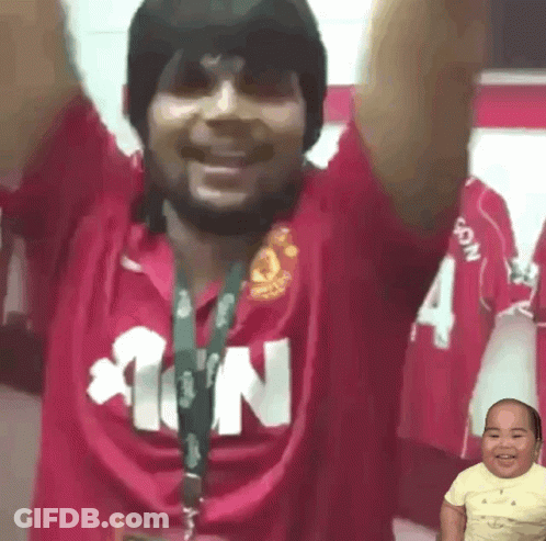 Man In Red Jersey Number 4 GIF
