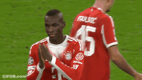 Man In Red Jersey Number 45 GIF