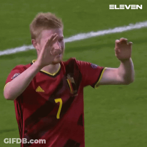 Man In Red Jersey Number 7 GIF