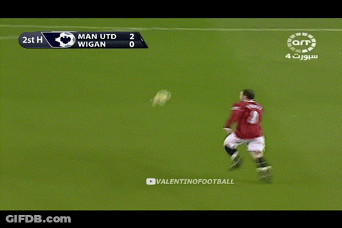 Man In Red Jersey Number 8 GIF
