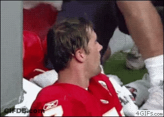 Man In Red Jersey Number 9 GIF