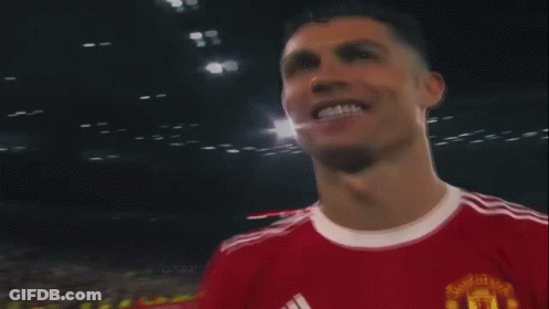 Man In Red Jersey Saying I'm Not Finished GIF