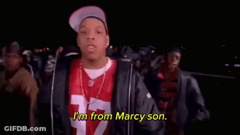 Man In Red Jersey Talking To Crowd GIF