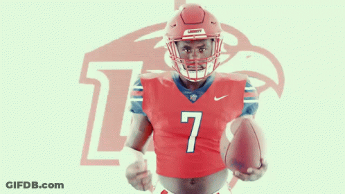 Man In Red Jersey With Number 7 GIF