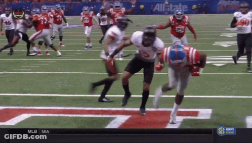 Man In Red Louisville Jersey Number 9 GIF