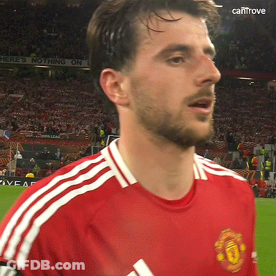 Man In Red Manchester United Jersey GIF