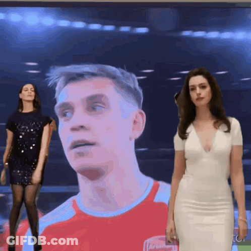 Man In Red Pure Energie Shirt GIF