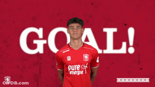 Man In Red Pure Energie Shirt GIF