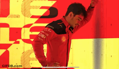 Man In Red Ray Ban Jacket GIF