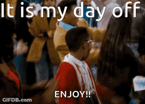 Man In Red Robe Dancing Crowd It Is My Day Off Enjoy GIF