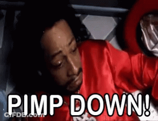 Man In Red Robe Laying Down Pimp Down GIF