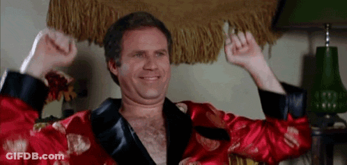 Man In Red Robe Raising Hands GIF