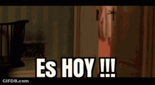 Man In Red Robe Saying Es Hoy !!! GIF