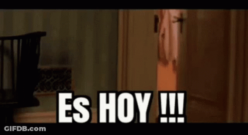 Man In Red Robe Says Es Hoy !!! GIF