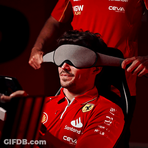 Man In Red Santander Shirt Smiling GIF