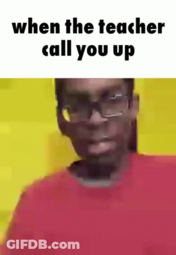 Man In Red Shirt And Glasses GIF