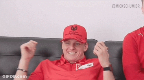 Man In Red Shirt And Red Hat Saying Deutsche Vermögensberatung GIF