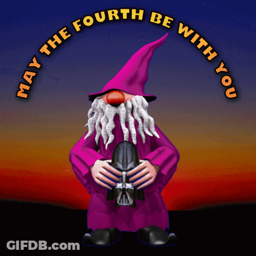 Man In Red Shirt And Sunglasses Standing In Front Of WP Sign GIF