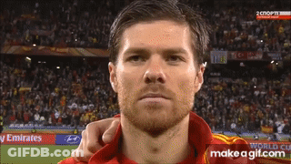 Man In Red Shirt By Emirates Sign GIF
