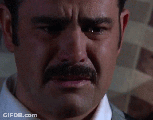 Man In Red Shirt Crying Pittsburgh Throw Towel GIF