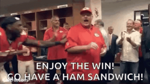 Man In Red Shirt Dancing In Locker Room GIF