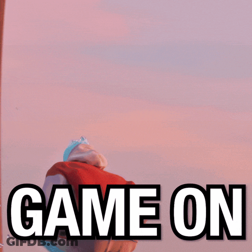 Man In Red Shirt Game On GIF