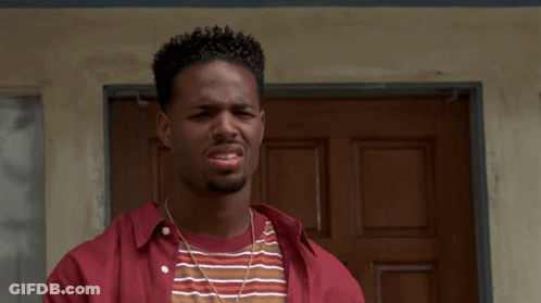 Man In Red Shirt Get Out Of Here GIF