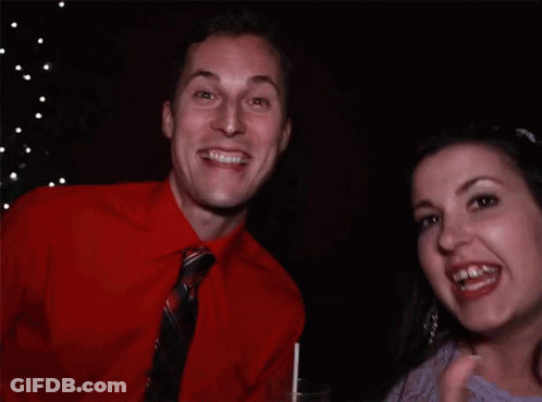 Man In Red Shirt Giving Thumbs Up GIF
