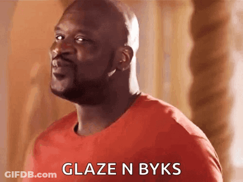 Man In Red Shirt Glaze N Byks GIF