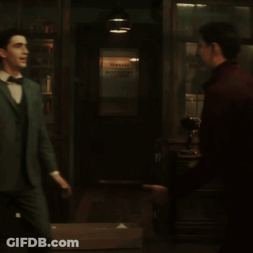 Man In Red Shirt Hugging Man GIF