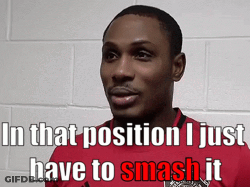 Man In Red Shirt In That Position I Just Have To Smash It GIF