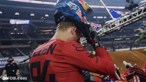 Man In Red Shirt Number 04 GIF