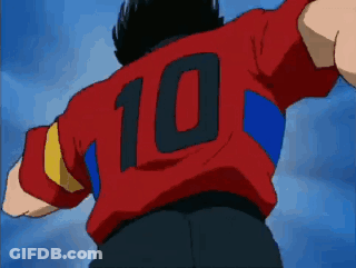 Man In Red Shirt Number 10 GIF